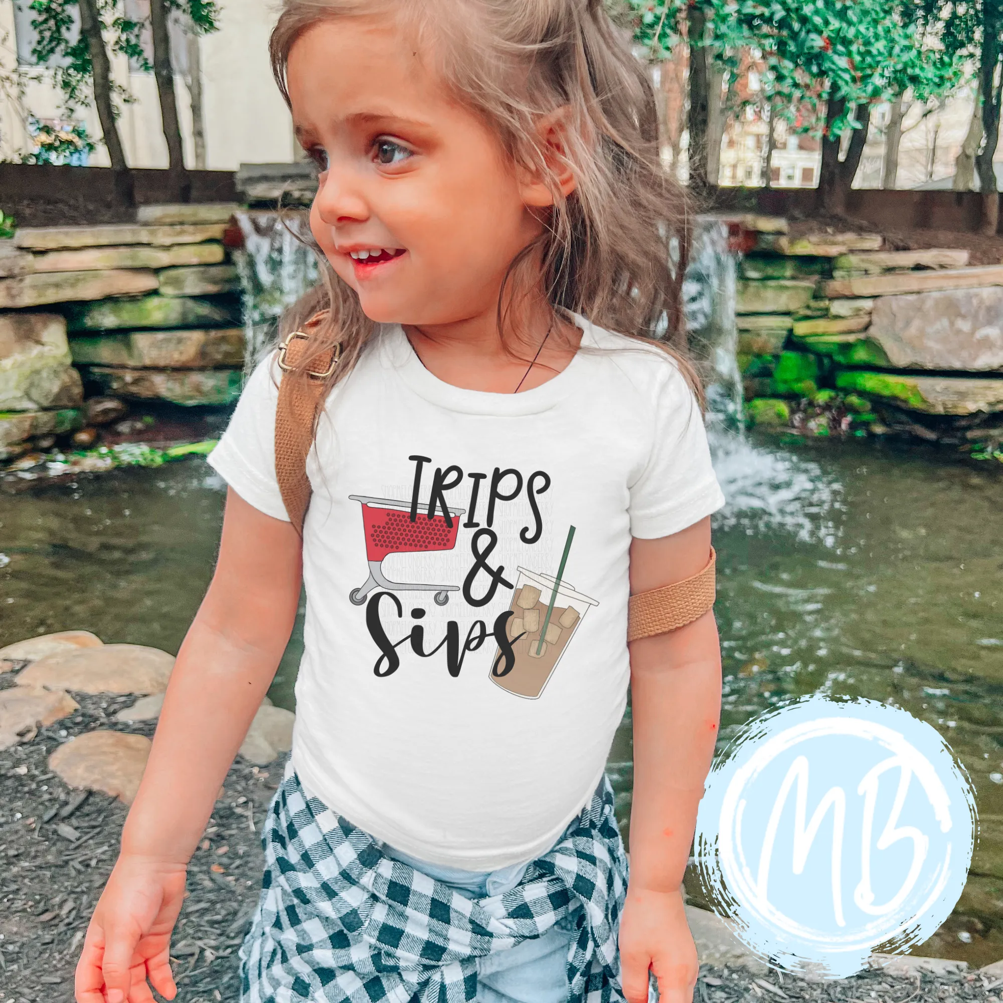 Trips & Sips Tee  | Toddler | Trendy | Girl |
