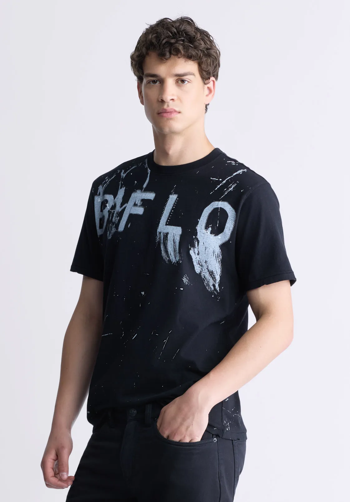 Tucson Men's Short-Sleeve Graphic T-Shirt, Black - BM24484