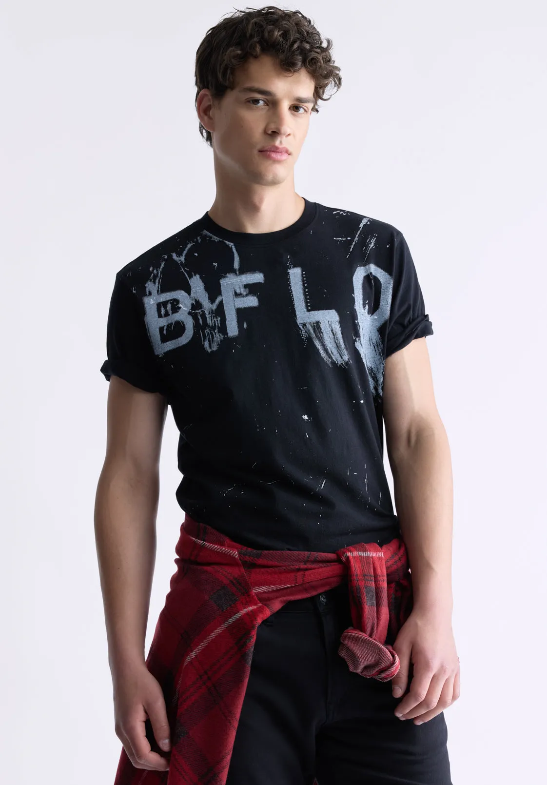 Tucson Men's Short-Sleeve Graphic T-Shirt, Black - BM24484