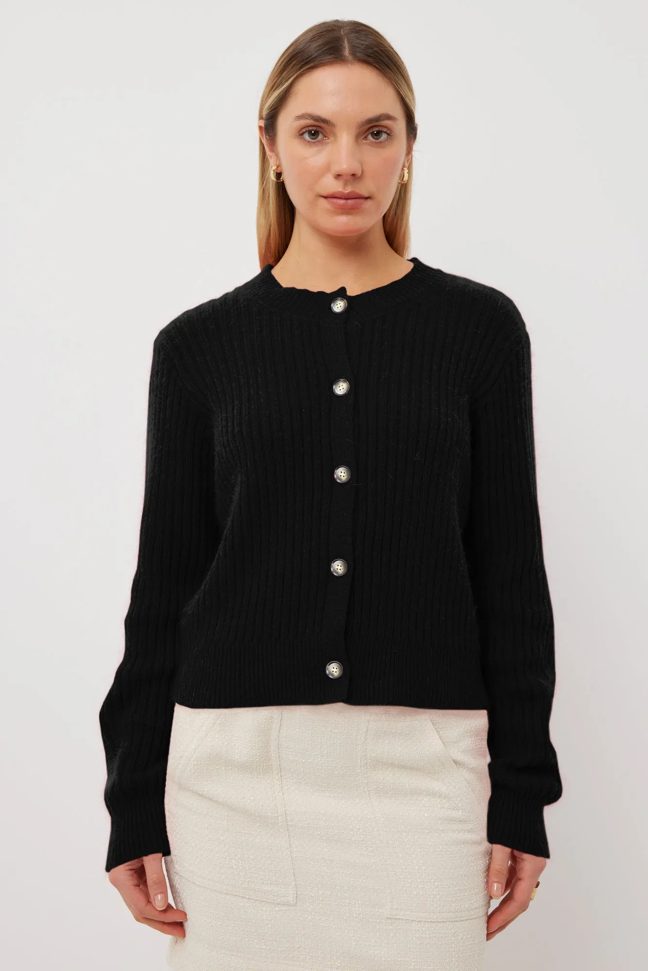 TUESDAY LABEL - Candy Cardi (Black Mohair)