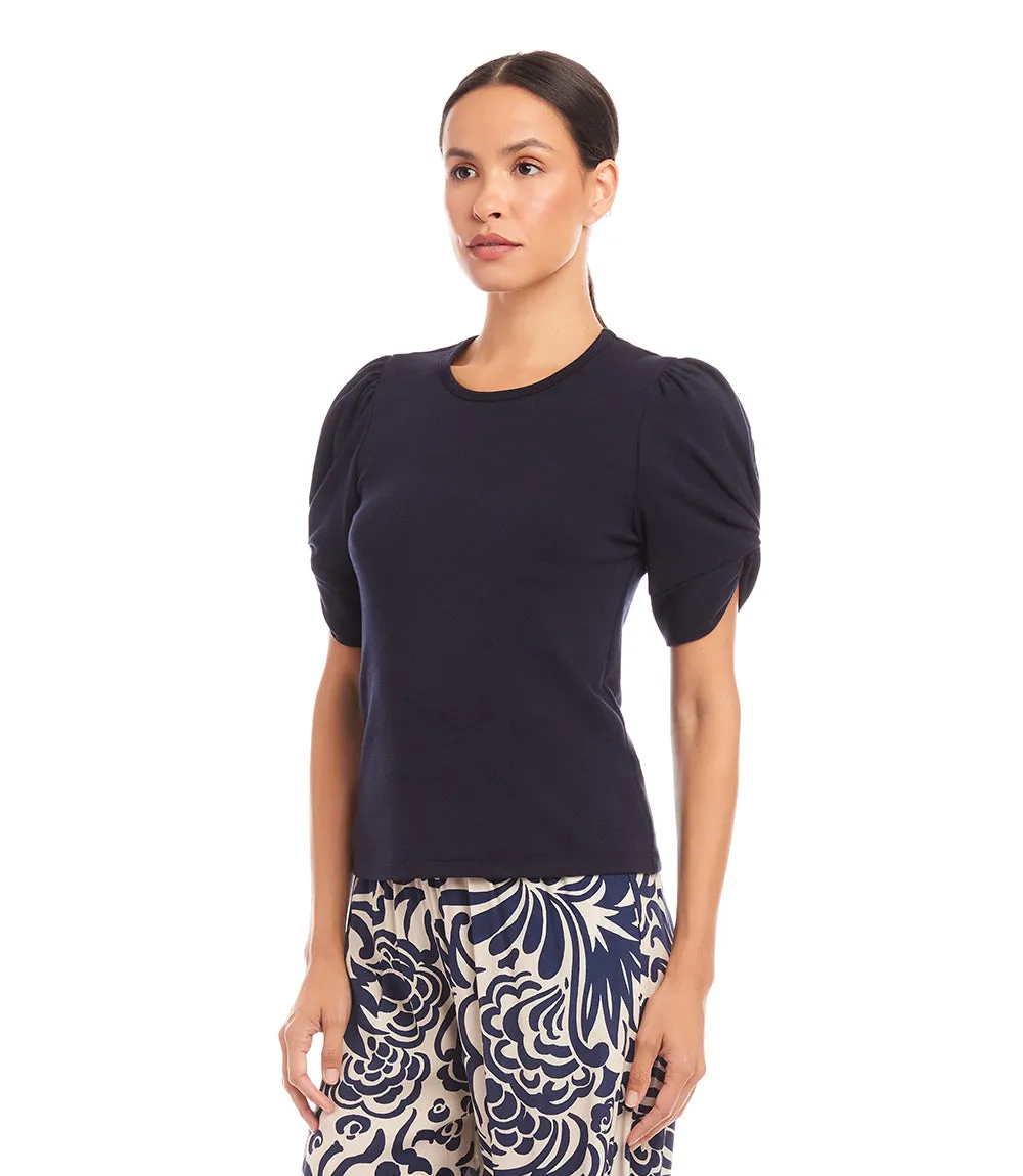 Twist Sleeve Top