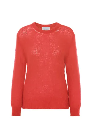 Ulla Sweater in Coral Red
