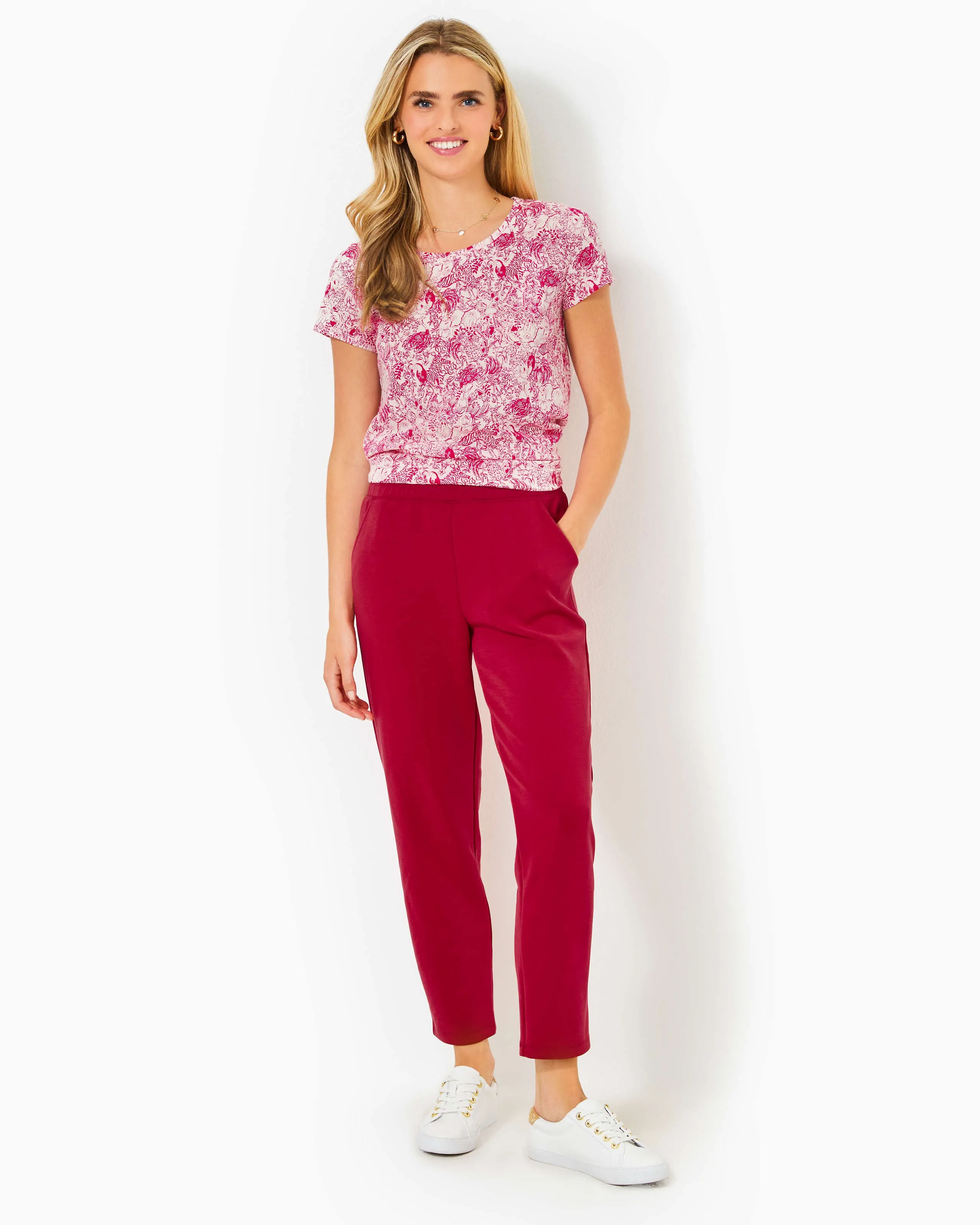 Upf 50  27" Riley Pant - Malbec Red