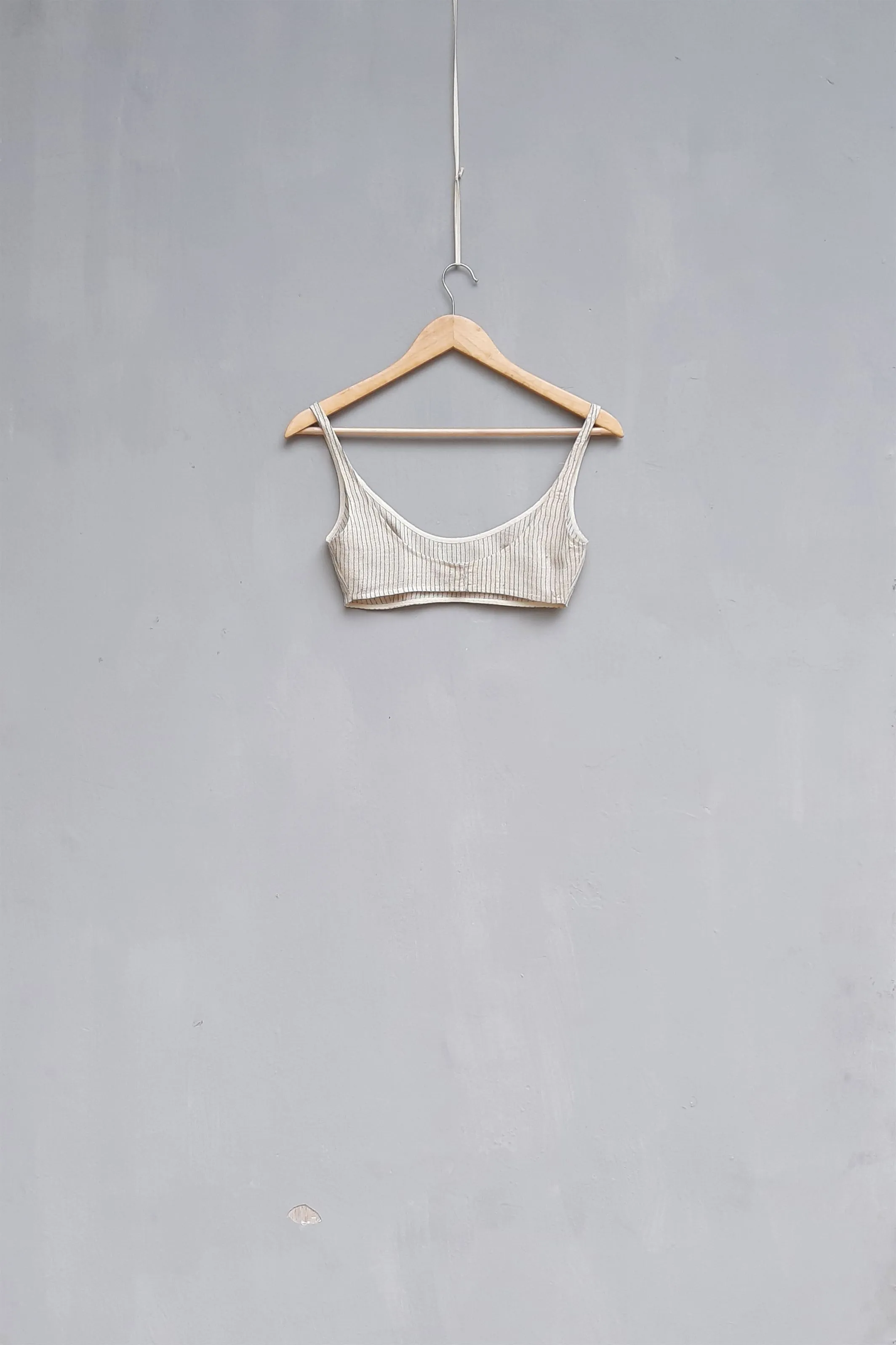 Urvashi Kaur   I   Bukit BRALET ARRIS BRALETTE Hand Spun Cotton Shell TESSELLATE- 89