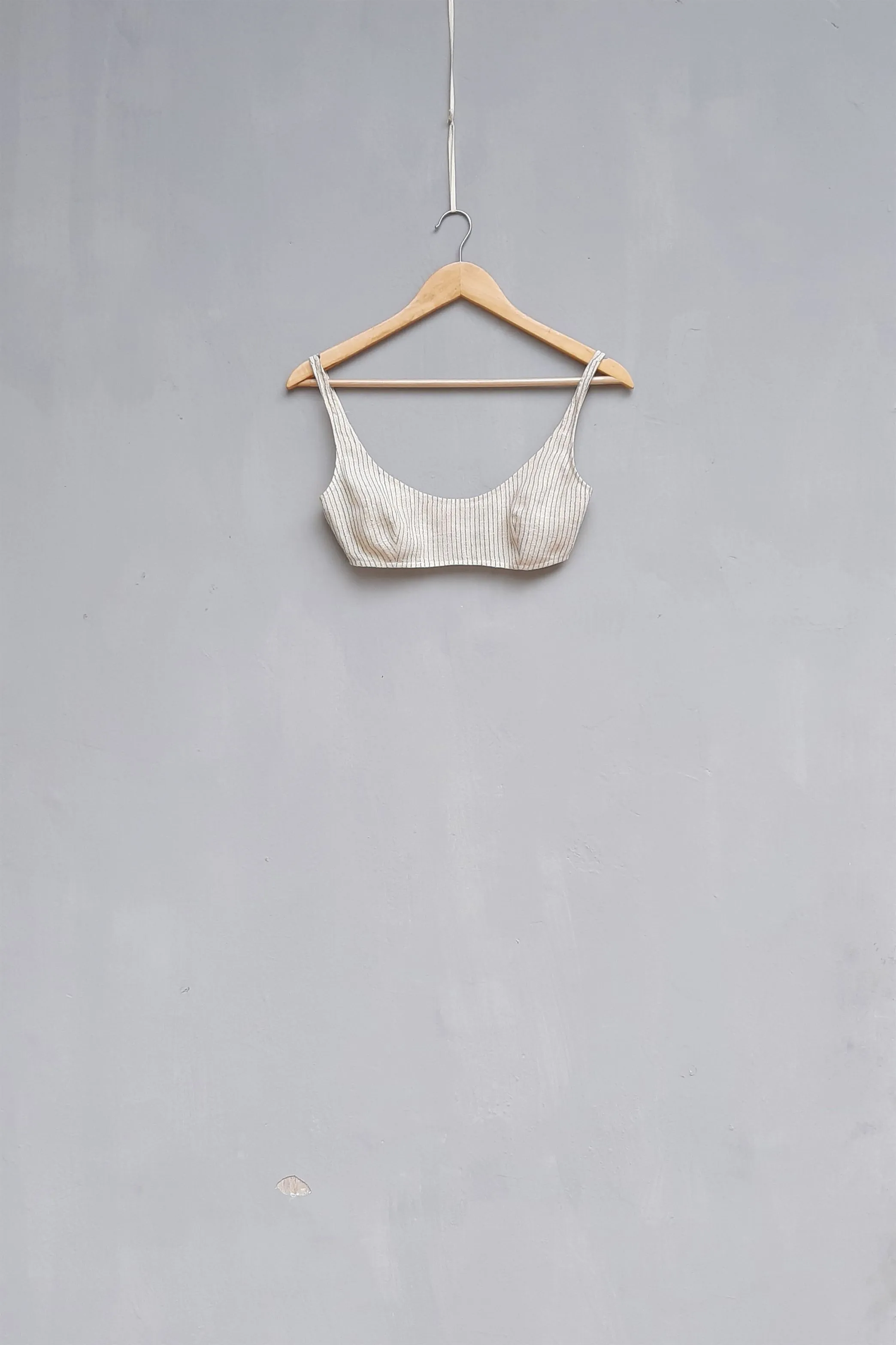 Urvashi Kaur   I   Bukit BRALET ARRIS BRALETTE Hand Spun Cotton Shell TESSELLATE- 89