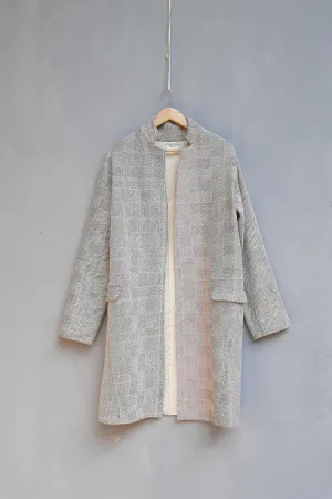 Urvashi Kaur   I   Naha JACKET IBAI Handloom Cotton Shell TESSELLATE- 27