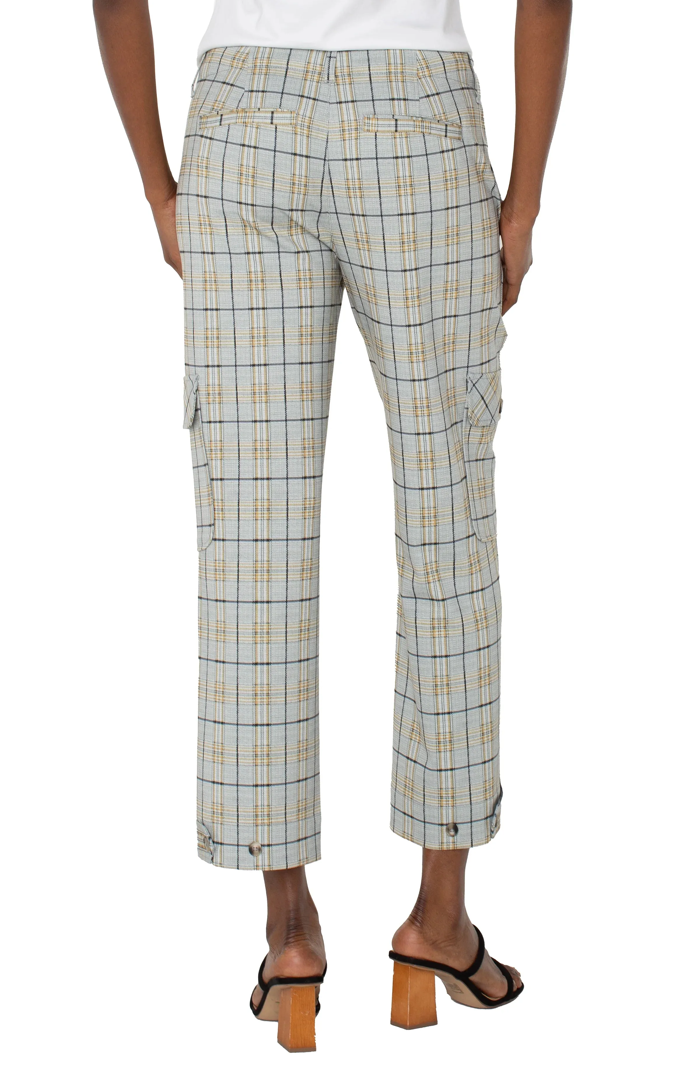 Utility Cargo Crop with Tab Hem