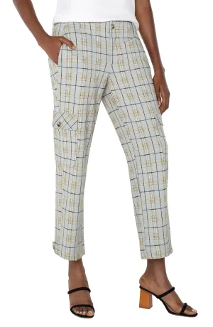 Utility Cargo Crop with Tab Hem