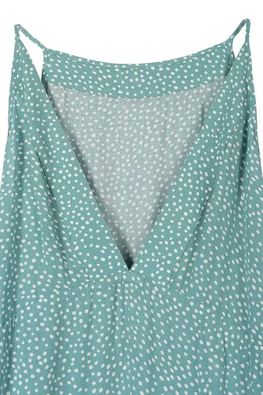 V Neck Tier Dress