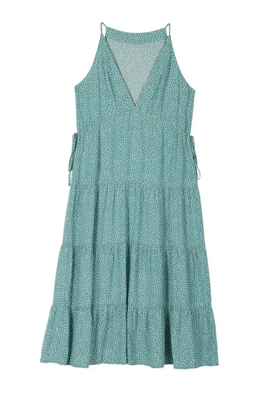 V Neck Tier Dress