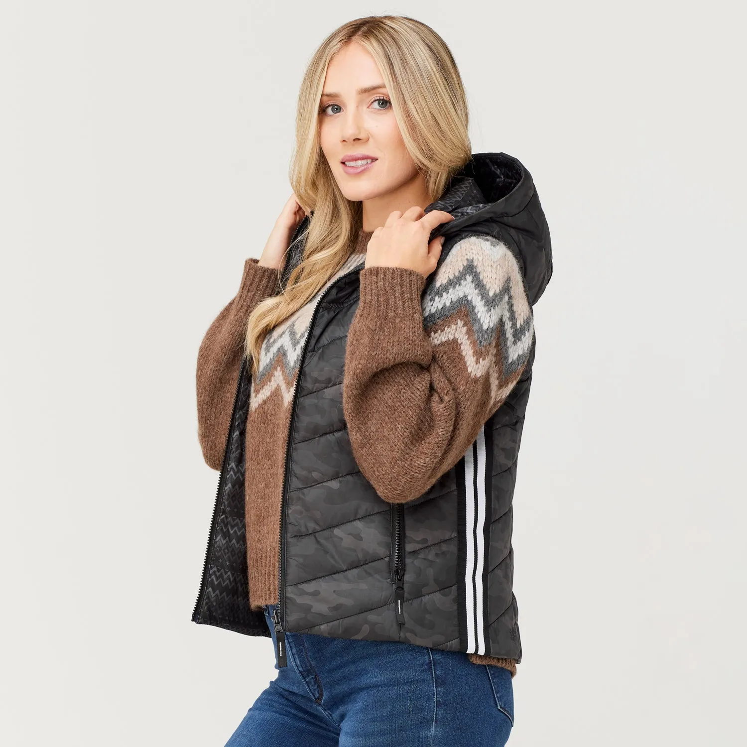 Vesta Hooded Reversible Vest
