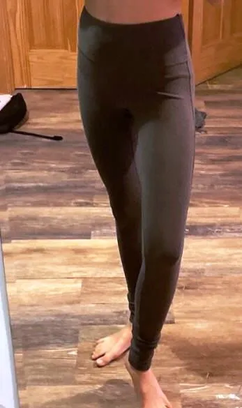 Vinyasa Wide Waistband Leggings - Dark Grey