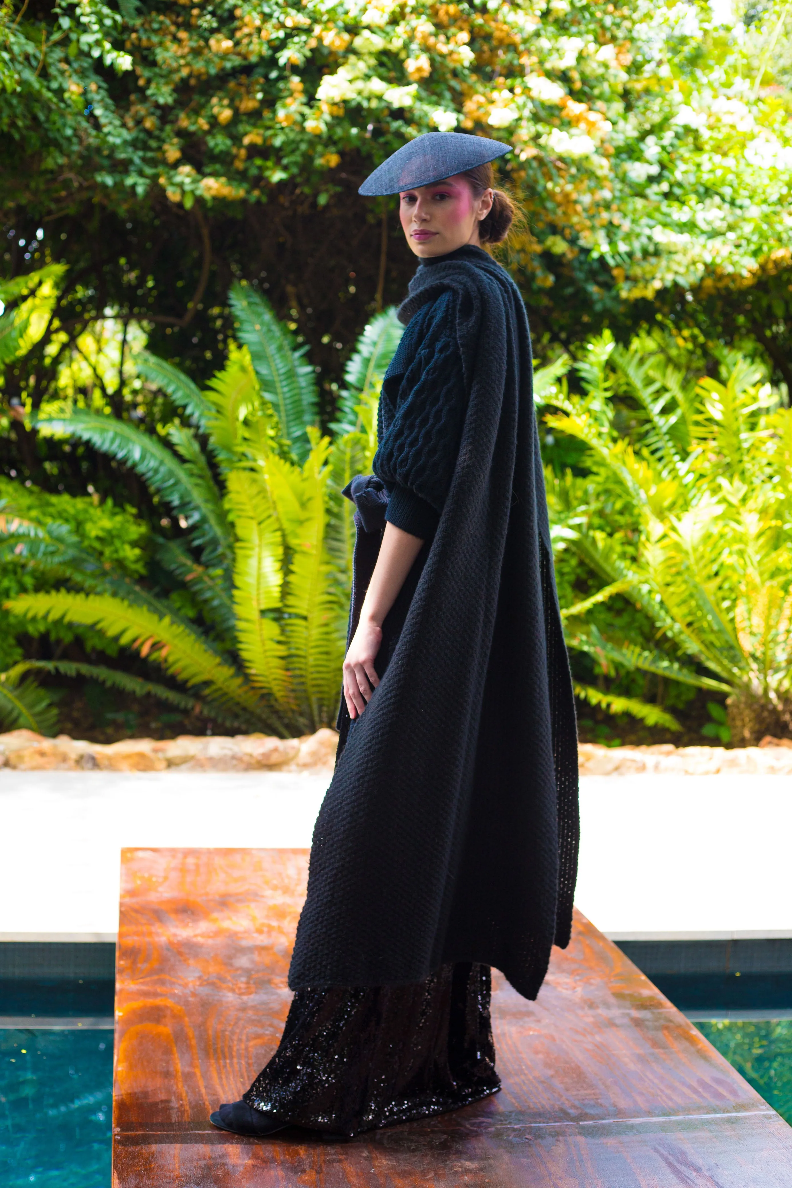 Winter 2022 - Look 13 Mohair Knitted Coat