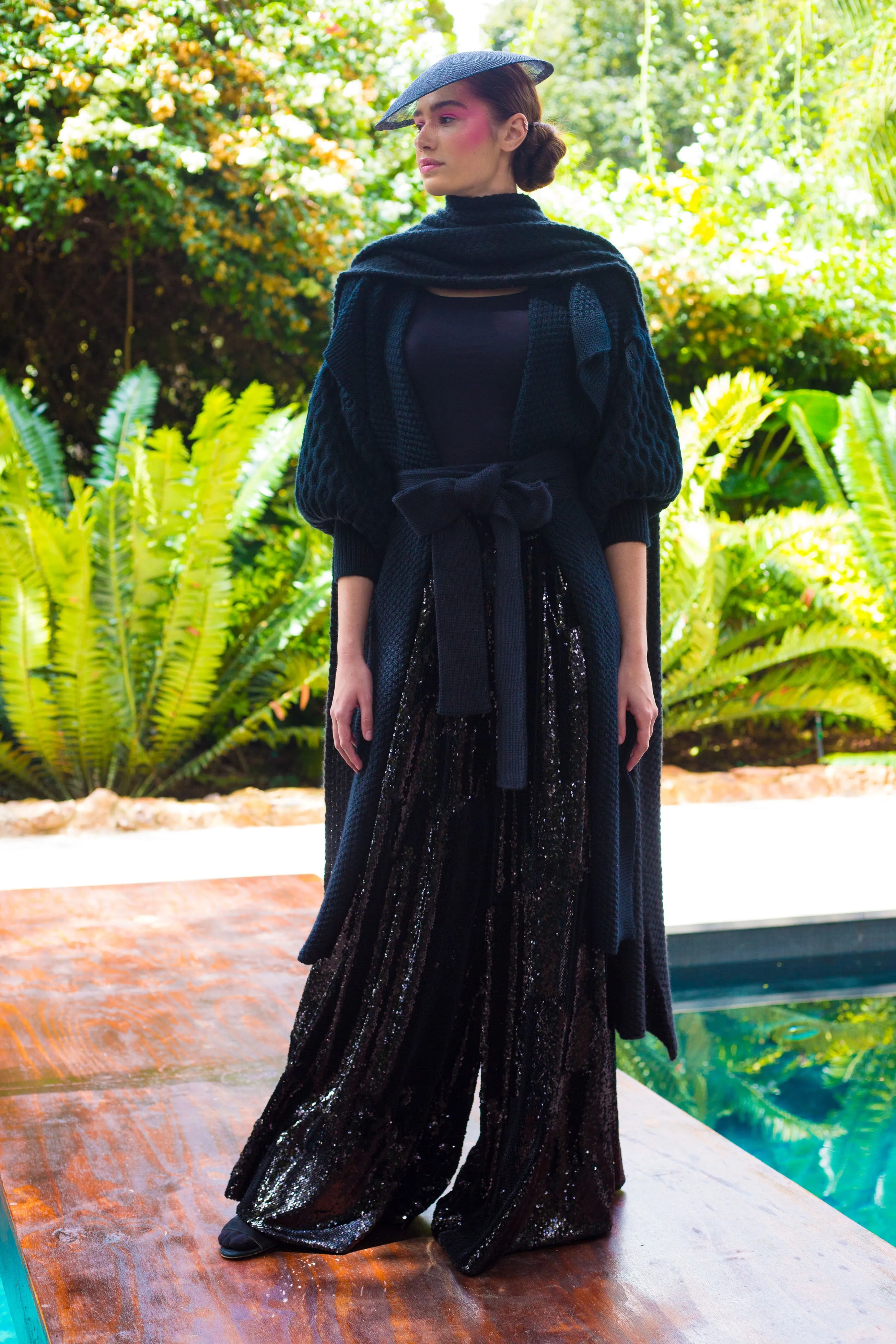 Winter 2022 - Look 13 Mohair Knitted Coat