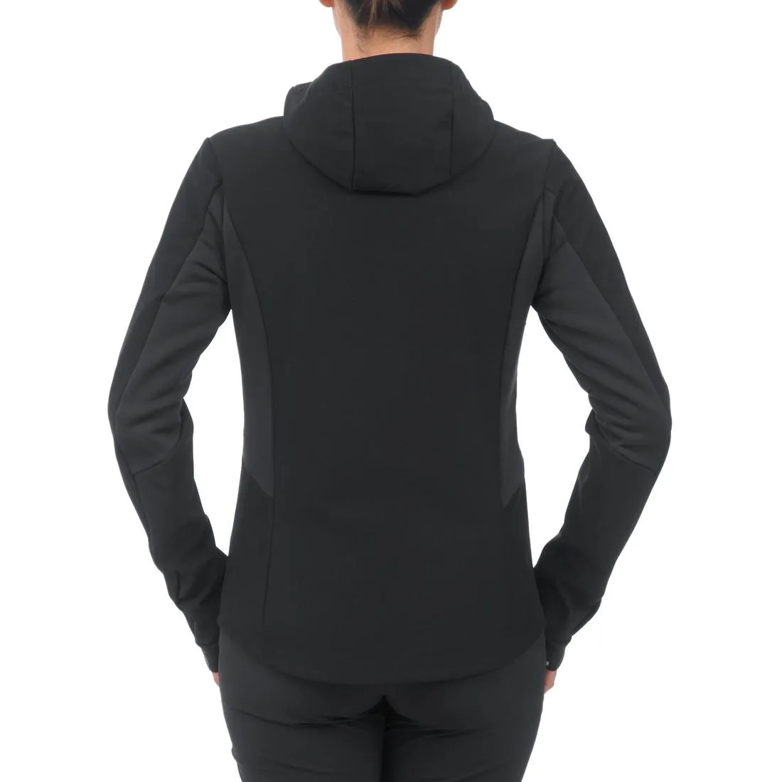 Women's Mountain Trekking Softshell TREK 500 WINDWARM - blue