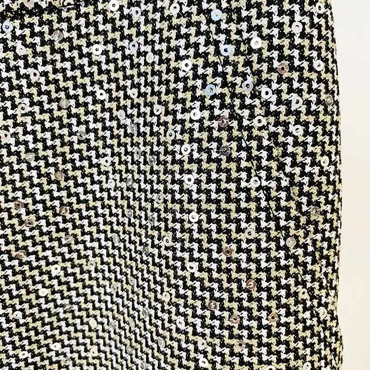 Women's Suit Trousers With Check Pattern Fashion Two PIeces Pansuits