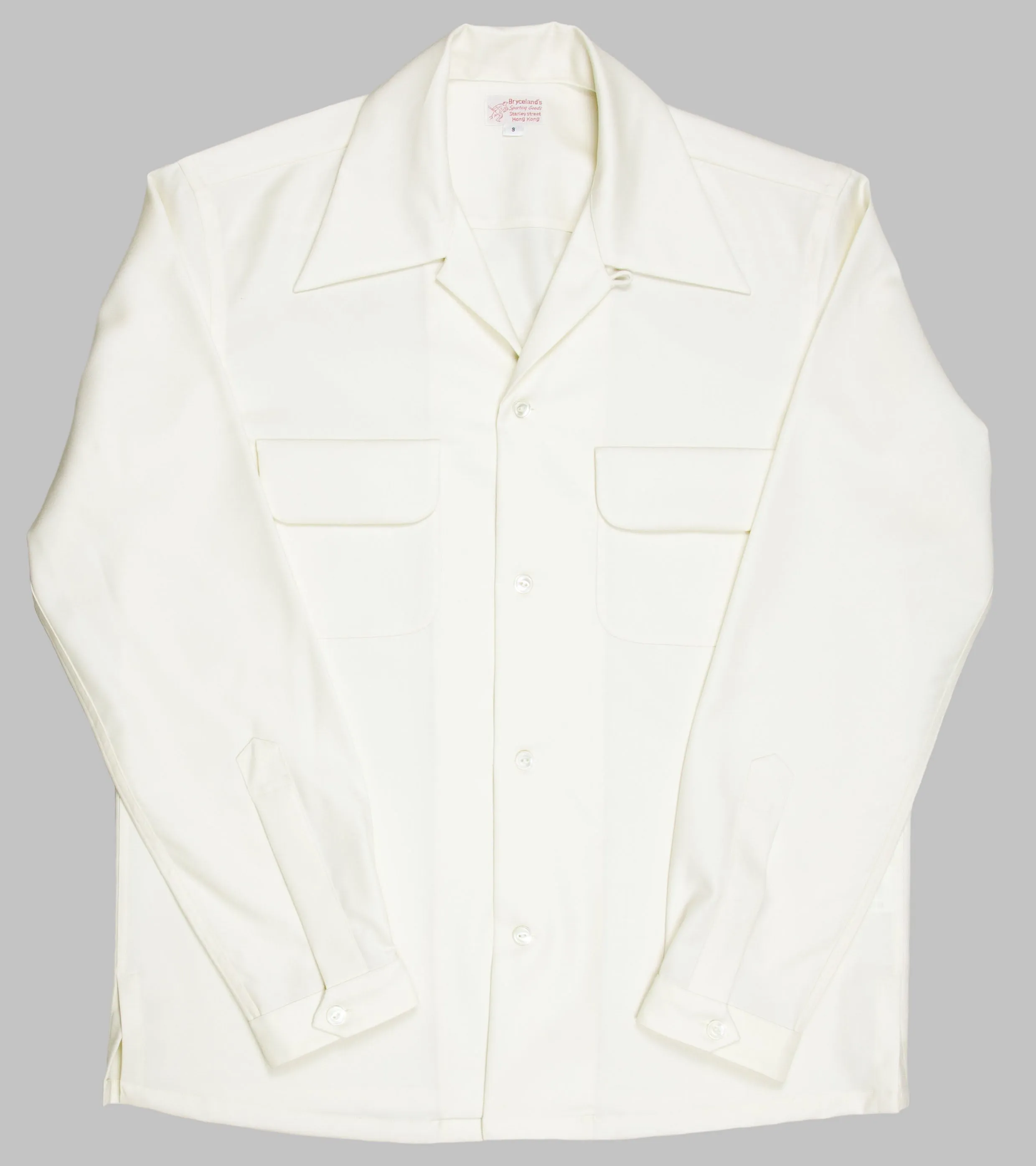 Wool Gabardine Shirt Cream