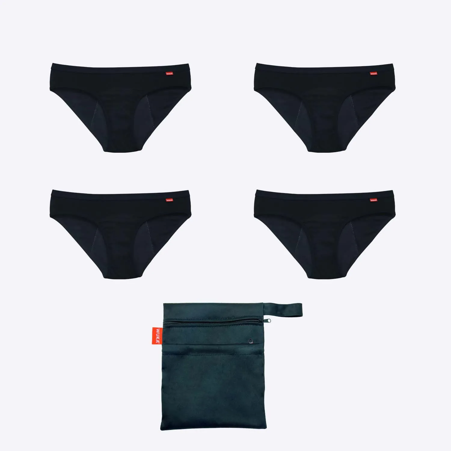 WUKA Period School Set - Hipster 4 Pack