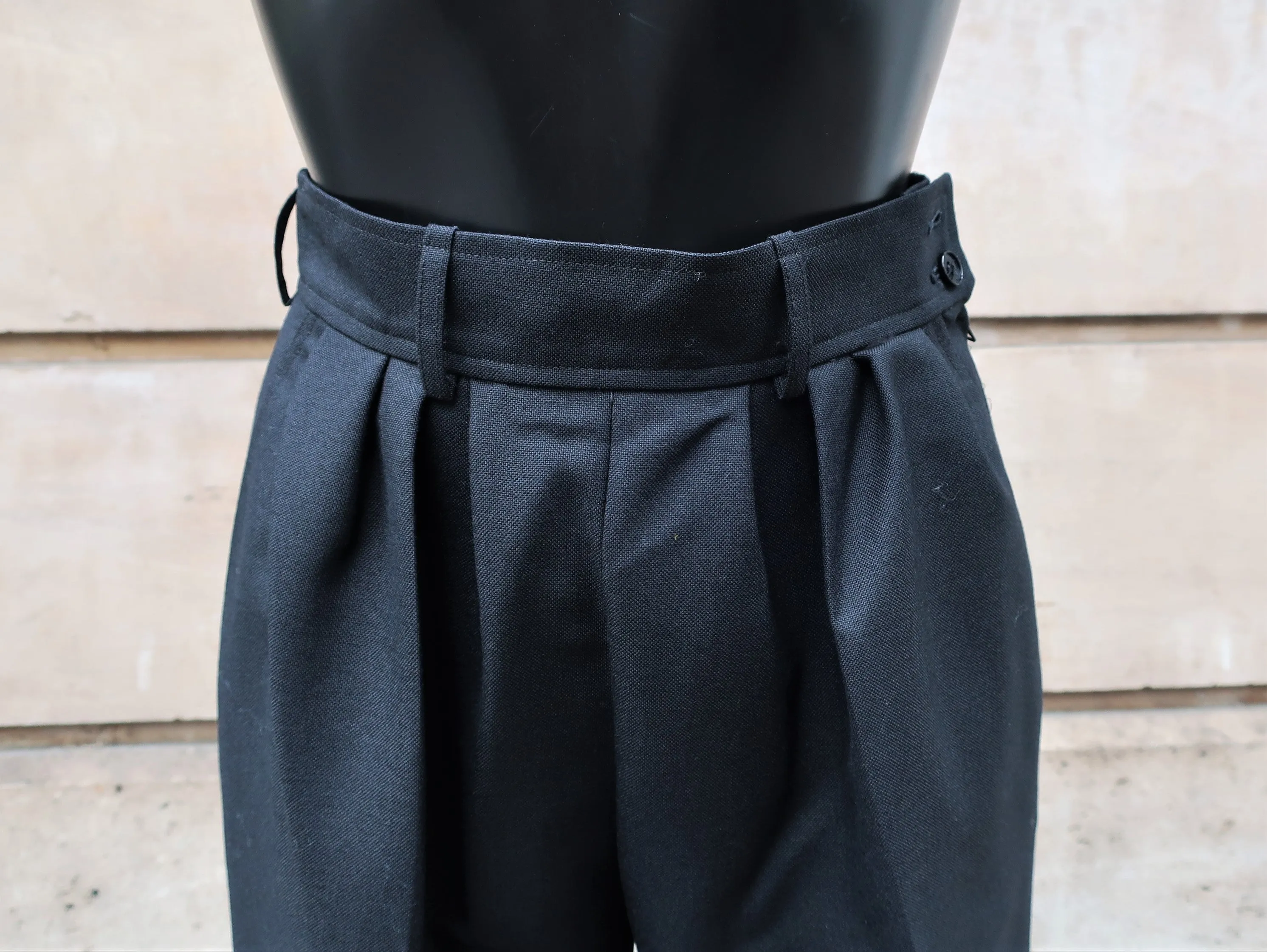 YSL Rive Gauche Black Smoking Pants
