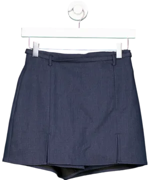 ZARA Blue Belted Skort UK XS