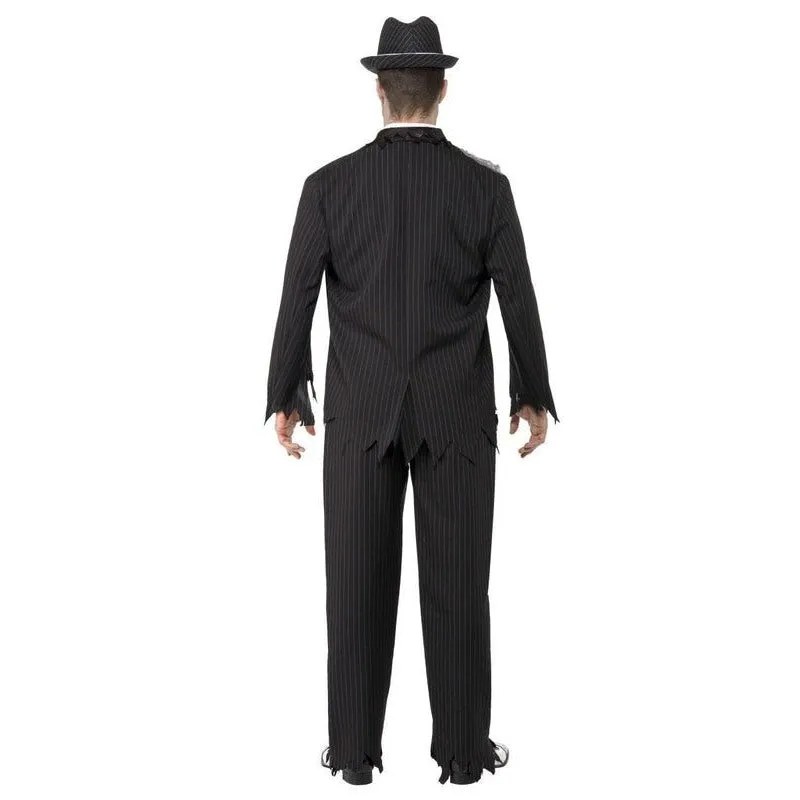 Zombie Gangster Costume, Black
